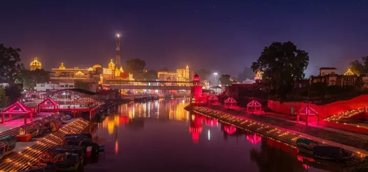 Chitrakoot Tour Package Gallery - Ram Ghat Evening Aarti