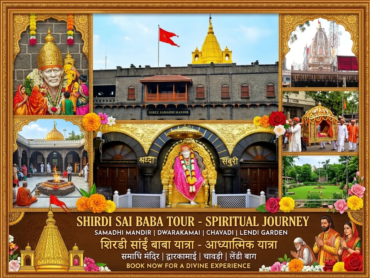 Shirdi Sai Baba Tour Package – Shirdi Temple, Dwarkamai, Chavadi, Gurusthan & Shani Shingnapur Darshan